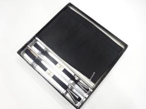 未使用品　正絹　喪服用　手組帯締め・帯揚げセット